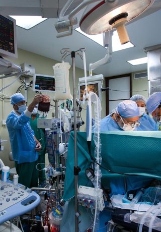 medical room prepped for surgery